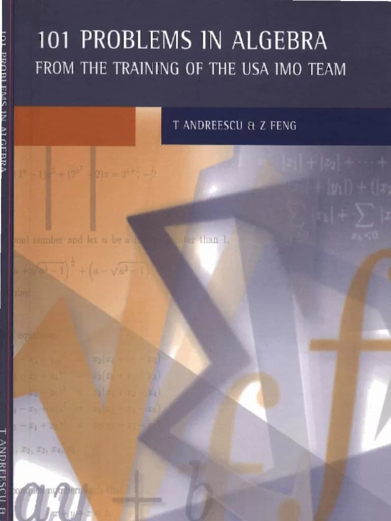 101 PROBLEM IN ALGEBRA